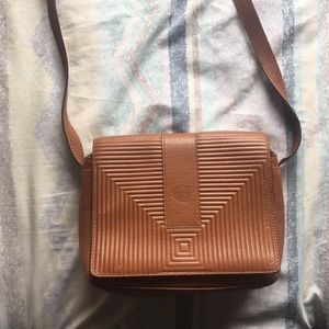 Vintage leather fendi quilted crossbody